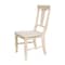 International Concepts Set of Two Panel Back Chairs, Unfinished, PK2 C-110P - alternate 2